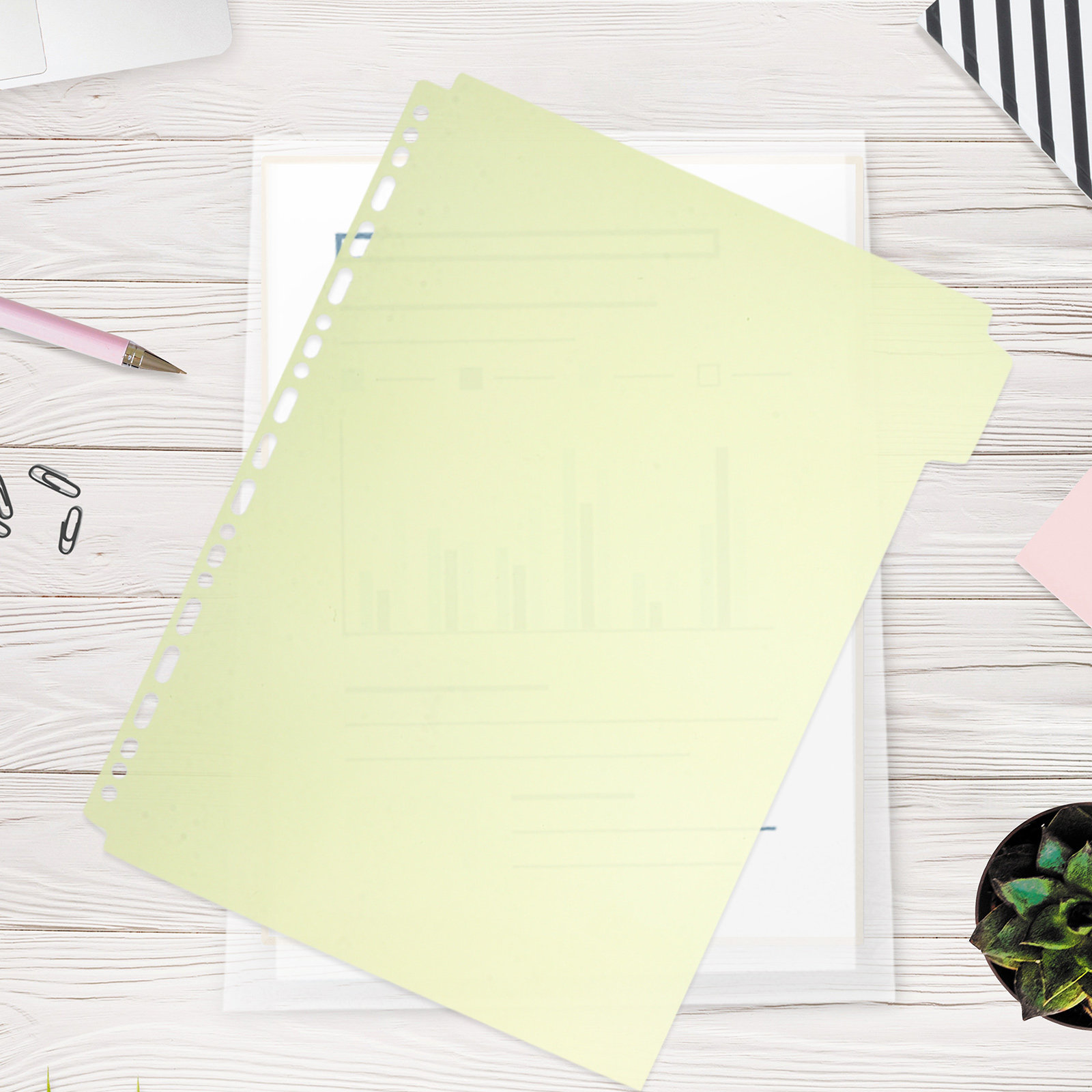6Pcs File Binder Dividers A4 I - مراجعة Tab Divider A4 وسعره
