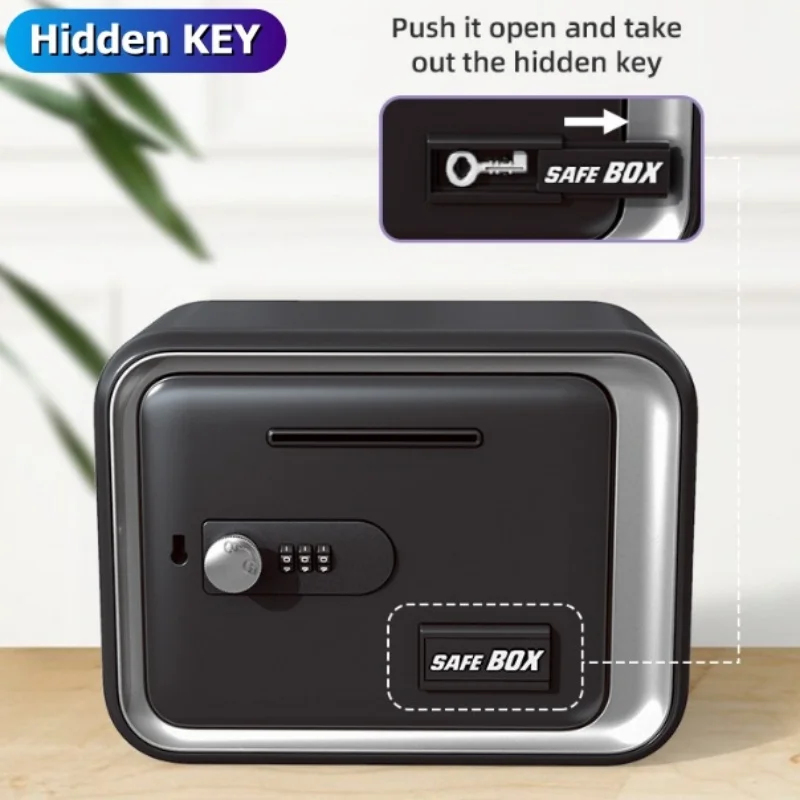 24x18x15cm Safe Box with Key L - مراجعة Card Index Box وسعره