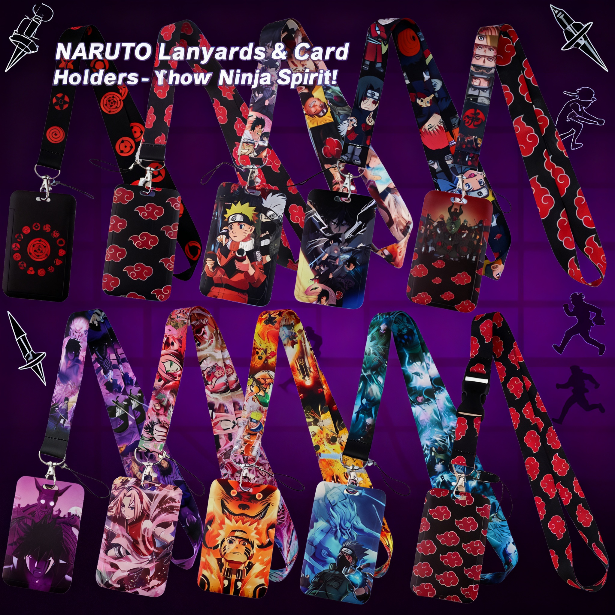Japanese Anime Red Clouds Busi - مراجعة Index Card Holder وسعره