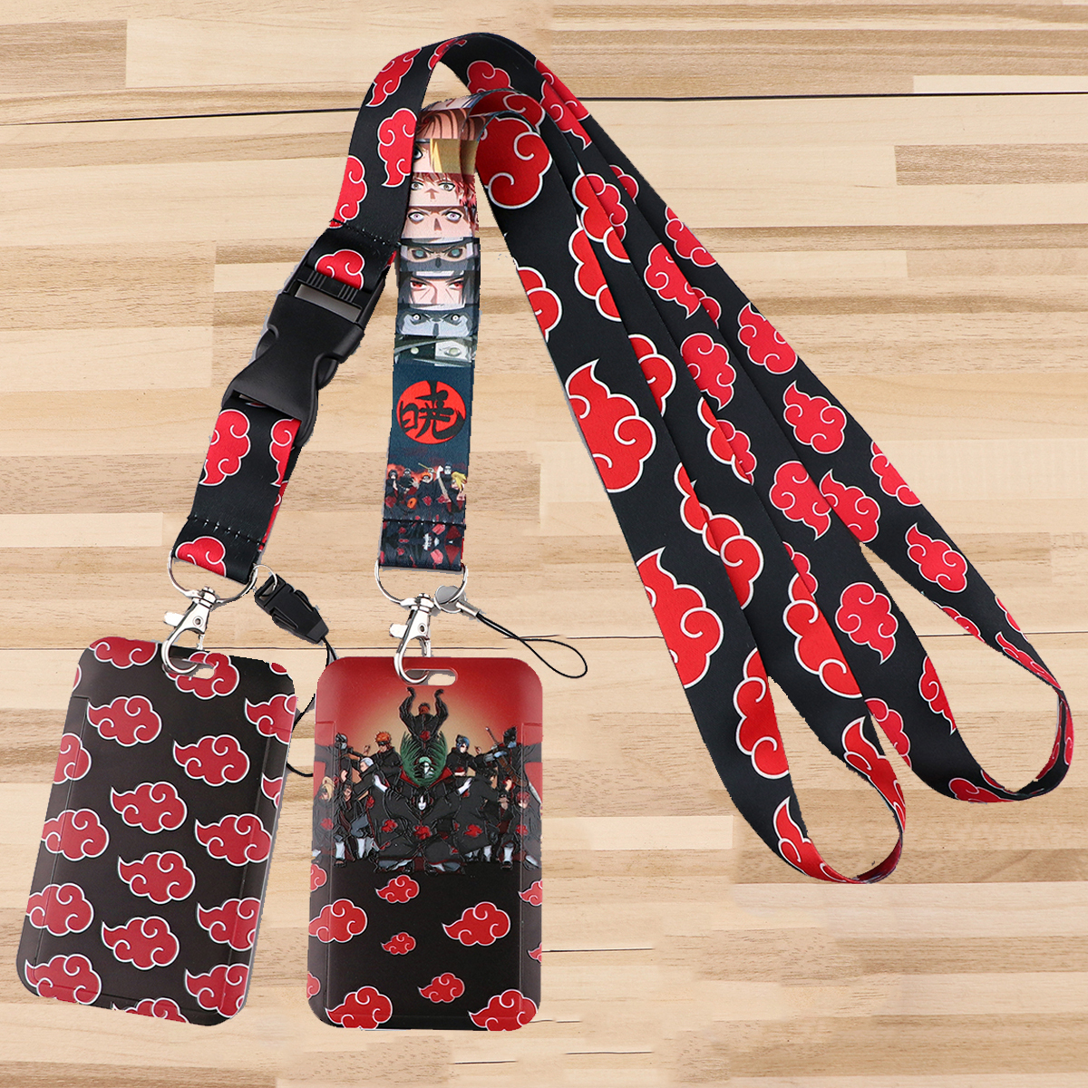 Japanese Anime Red Clouds Busi - مراجعة Index Card Holder وسعره