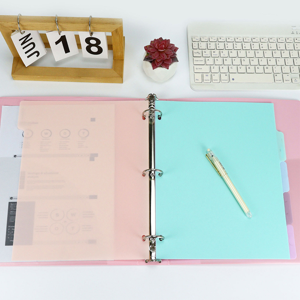 1Set Binder Dividers A4 Size F - مراجعة Tab Divider A4 وسعره